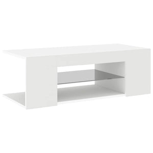 TV-Schrank Weiß mit LED 90cm