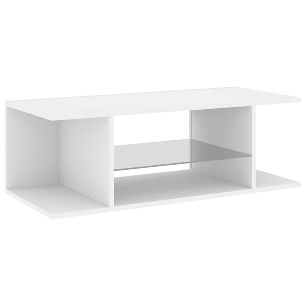TV-Schrank Weiß mit LED 90cm