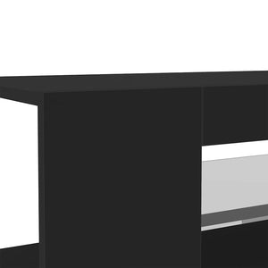 TV-Schrank Schwarz mit LED 90cm