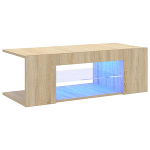 TV-Schrank Sonoma Eiche mit LED 90cm