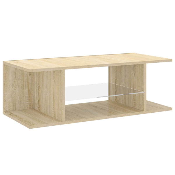 TV-Schrank Sonoma Eiche mit LED 90cm