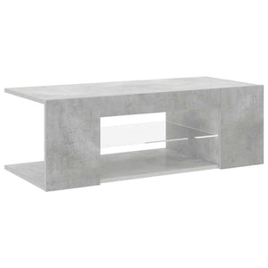 TV-Schrank Betongrau mit LED 90cm