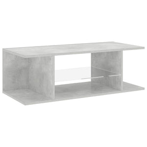 TV-Schrank Betongrau mit LED 90cm