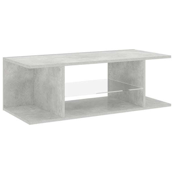 TV-Schrank Betongrau mit LED 90cm