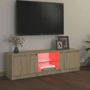 TV-Schrank Sonoma Eiche mit LED 120cm