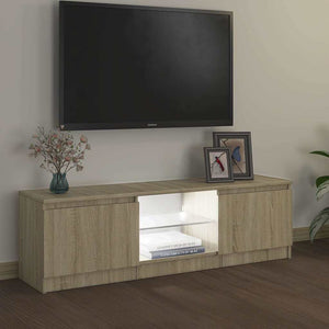 TV-Schrank Sonoma Eiche mit LED 120cm