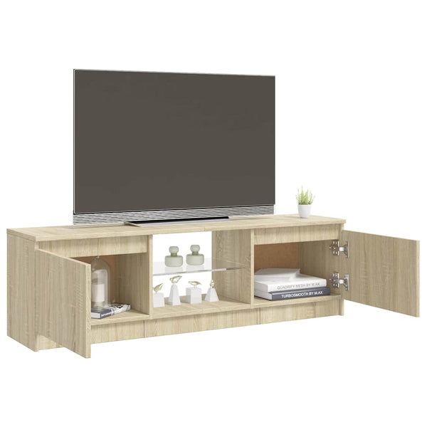 TV-Schrank Sonoma Eiche mit LED 120cm