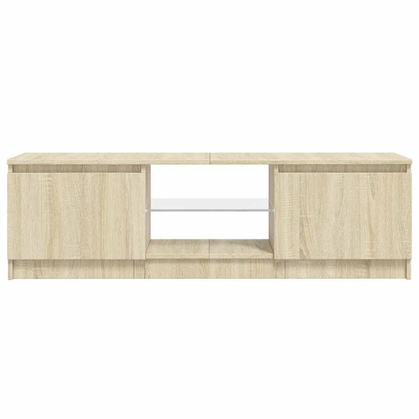 TV-Schrank Sonoma Eiche mit LED 120cm