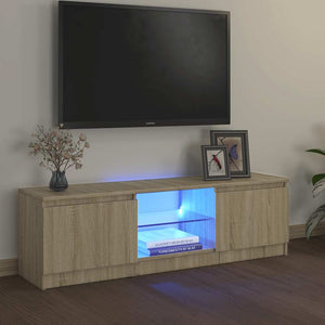 TV-Schrank Sonoma Eiche mit LED 120cm