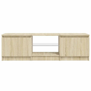 TV-Schrank Sonoma Eiche mit LED 140 cm