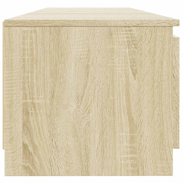 TV-Schrank Sonoma Eiche mit LED 140 cm