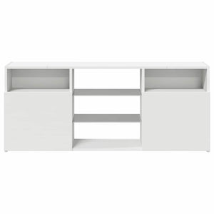 TV-Schrank Weiß mit LED 120 cm