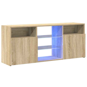 TV-Schrank Sonoma Eiche mit LED 120cm