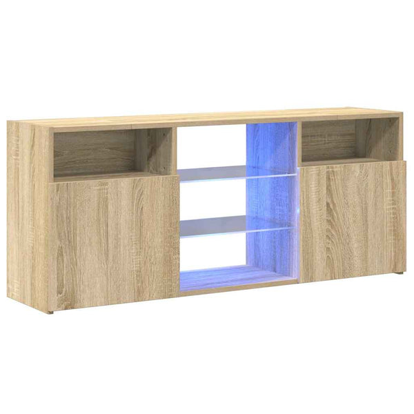 TV-Schrank Sonoma Eiche mit LED 120cm