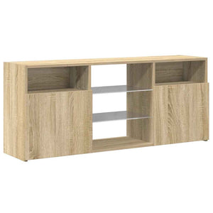 TV-Schrank Sonoma Eiche mit LED 120cm