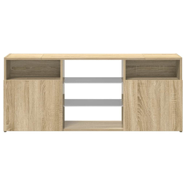 TV-Schrank Sonoma Eiche mit LED 120cm