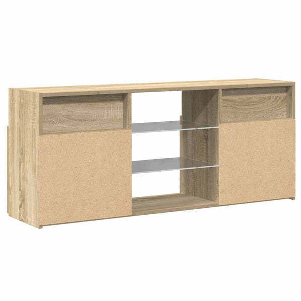 TV-Schrank Sonoma Eiche mit LED 120cm
