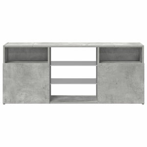 TV-Schrank mit LED Betongrau 120 cm