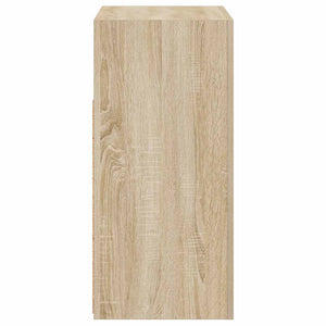 vidaXL Sideboard with LED Lights Sonoma Oak 80x35x75 cm
