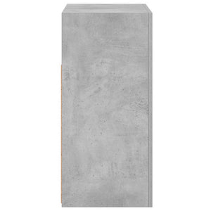 Sideboard mit LED Betongrau 80x35x75cm