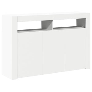 Sideboard mit LED Weiß 115,5 cm