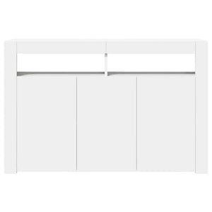 Sideboard mit LED Weiß 115,5 cm