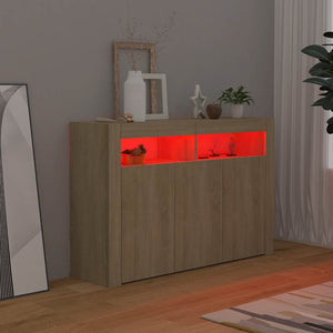 Sideboard Sonoma Eiche mit LED