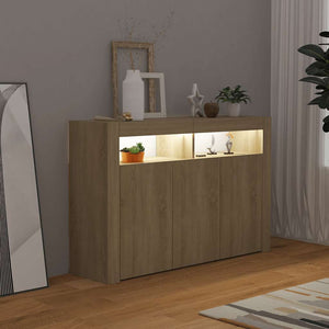Sideboard Sonoma Eiche mit LED