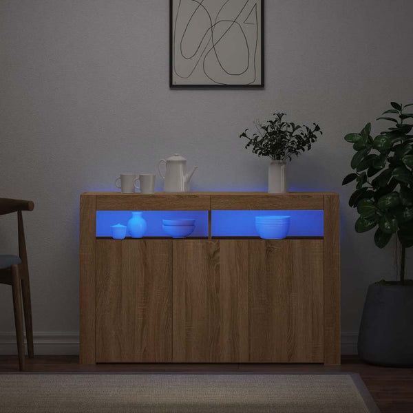 Sideboard Sonoma Eiche mit LED