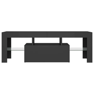 TV-Schrank Grau mit LED 120 cm
