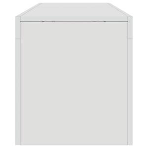 TV-Schrank Weiß Hochglanz mit LED 140cm