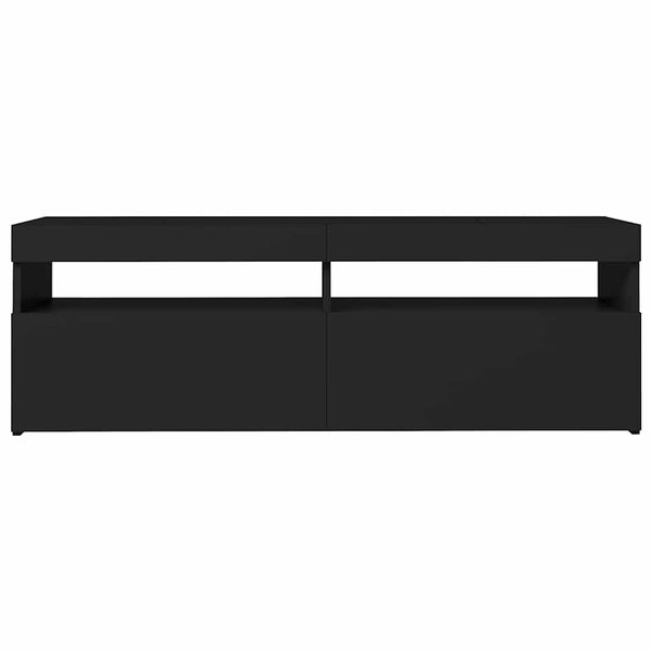 TV-Schrank Schwarz mit LED 120cm