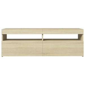 TV-Schrank Sonoma-Eiche mit LED 120cm