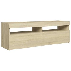 TV-Schrank Sonoma-Eiche mit LED 120cm
