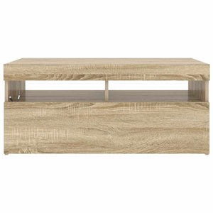 TV-Schrank Sonoma Eiche mit LED 90cm