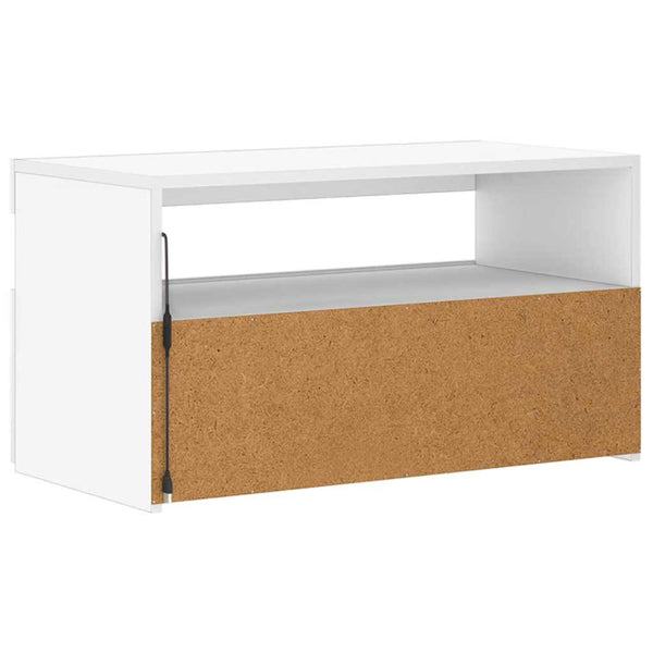 TV-Schrank Weiß mit LED 75x35x40 cm