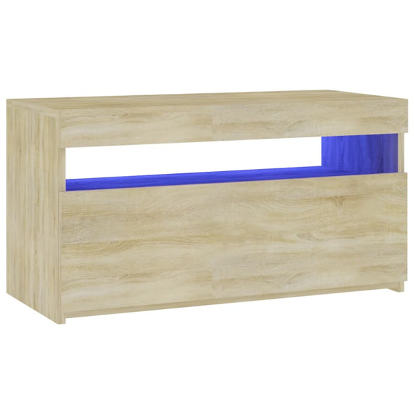 TV-Schrank Sonoma Eiche mit LED 75cm