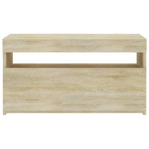 TV-Schrank Sonoma Eiche mit LED 75cm