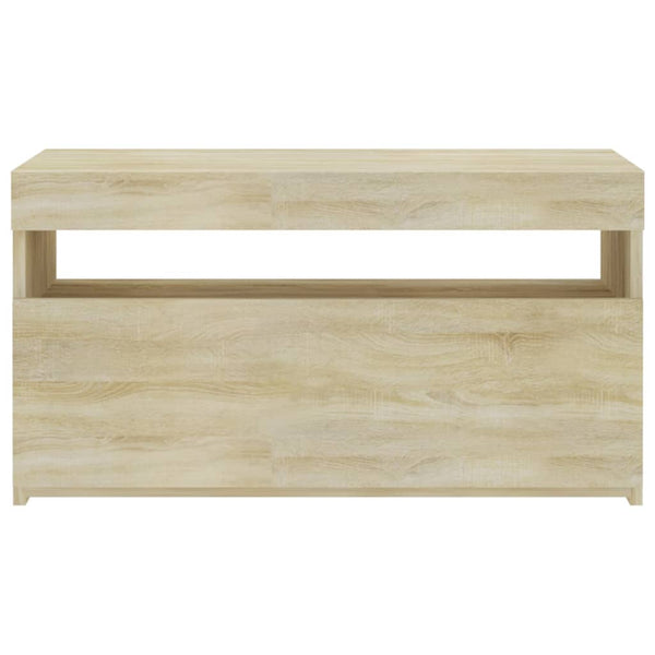 TV-Schrank Sonoma Eiche mit LED 75cm
