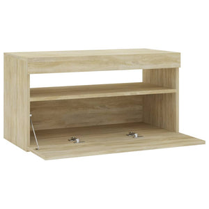 TV-Schrank Sonoma Eiche mit LED 75cm