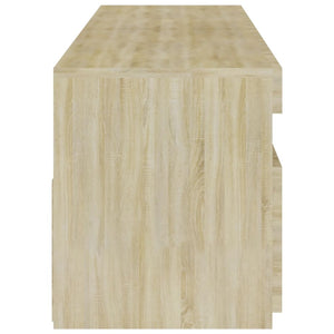 TV-Schränke mit LED Sonoma Eiche 75x35x40 cm, 2er-Set