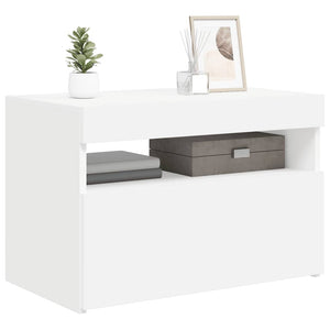 TV-Schrank Weiß mit LED 60x35x40 cm