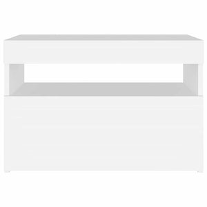 TV-Schrank Weiß mit LED 60x35x40 cm