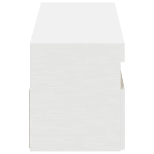 TV-Schränke mit LED, 2er Set, Weiß