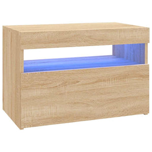 TV-Schrank Sonoma-Eiche mit LED 60cm