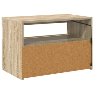 TV-Schrank Sonoma-Eiche mit LED 60cm