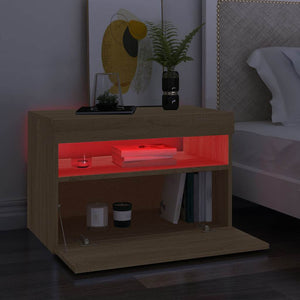 TV-Schrank Sonoma-Eiche mit LED 60cm