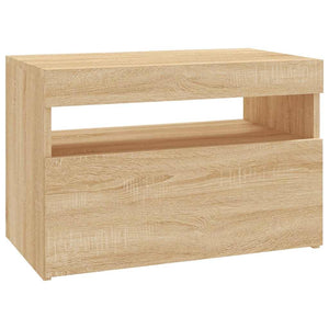 TV-Schrank Sonoma-Eiche mit LED 60cm