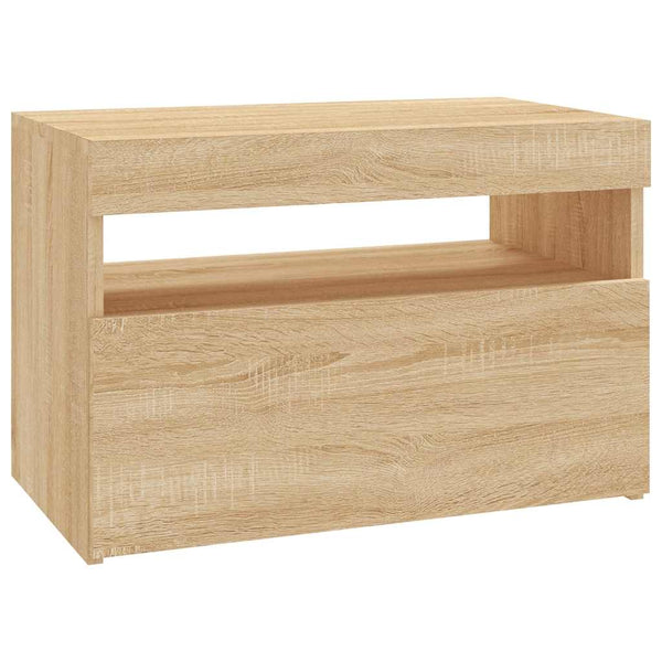 TV-Schrank Sonoma-Eiche mit LED 60cm