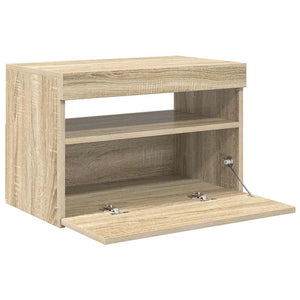 TV-Schrank Sonoma-Eiche mit LED 60cm